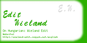 edit wieland business card